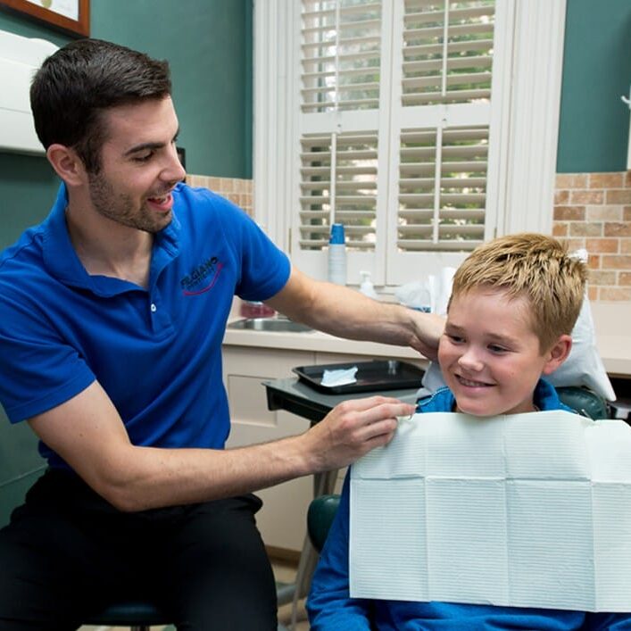 dr tom with young patient